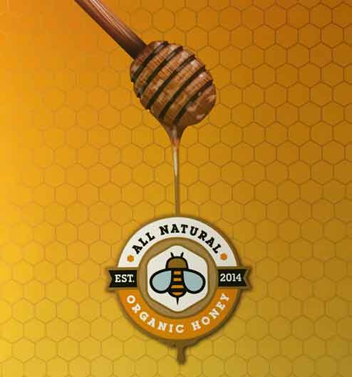Bring On The Bling Organic Honey Gold Metallic Dry Inks Image
