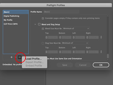 Load_Profile InDesign screenshot