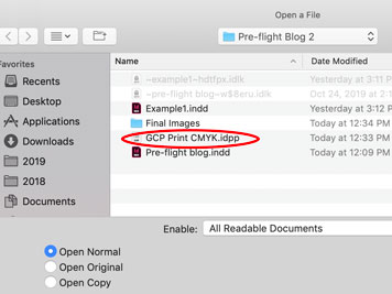 InDesign Preflight For Print